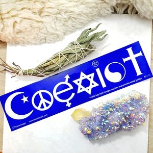 ✊ Activist • COEXIST Essential Bumper Sticker